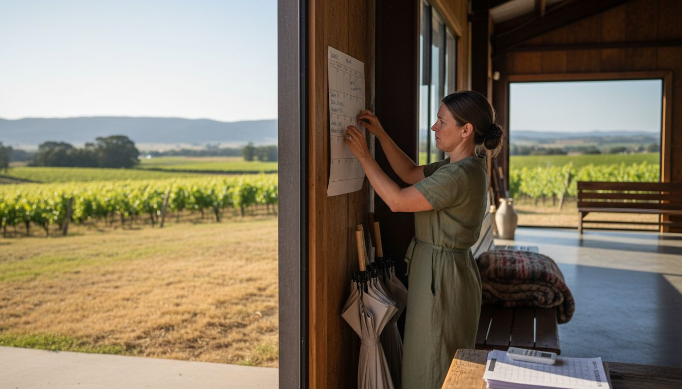 Wedding venue strategies for South Australian couples 2026 1 Venue coordinator manages climate for winery weddings