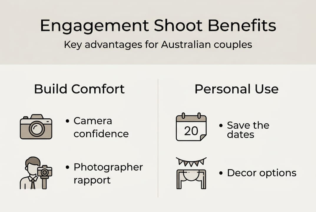 why have an engagement shoot? key benefits for aussie couples 2 Infographic engagement shoot benefits for couples