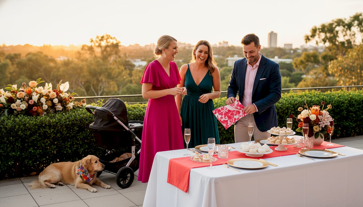 How outdoor venues transform your Adelaide wedding 1 Guests mingling at relaxed outdoor wedding
