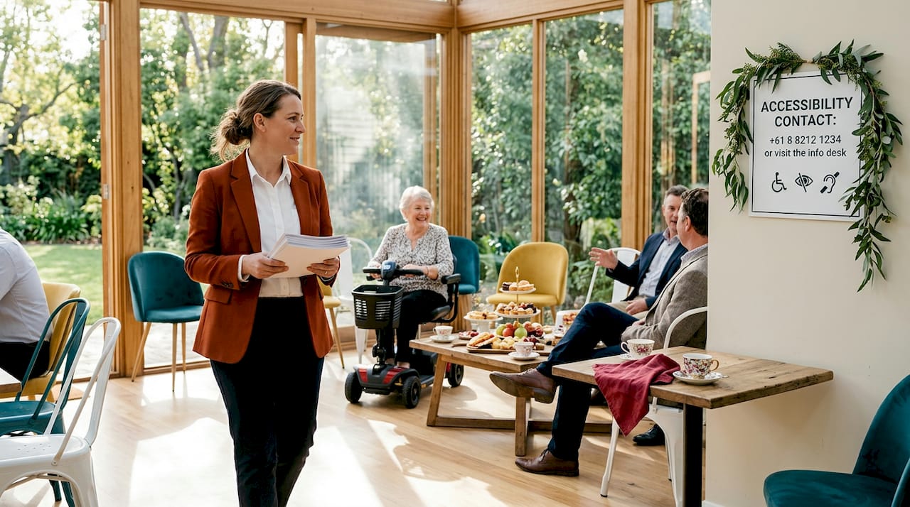 Why consider venue accessibility for your event 1 Guests enjoying accessible venue amenities