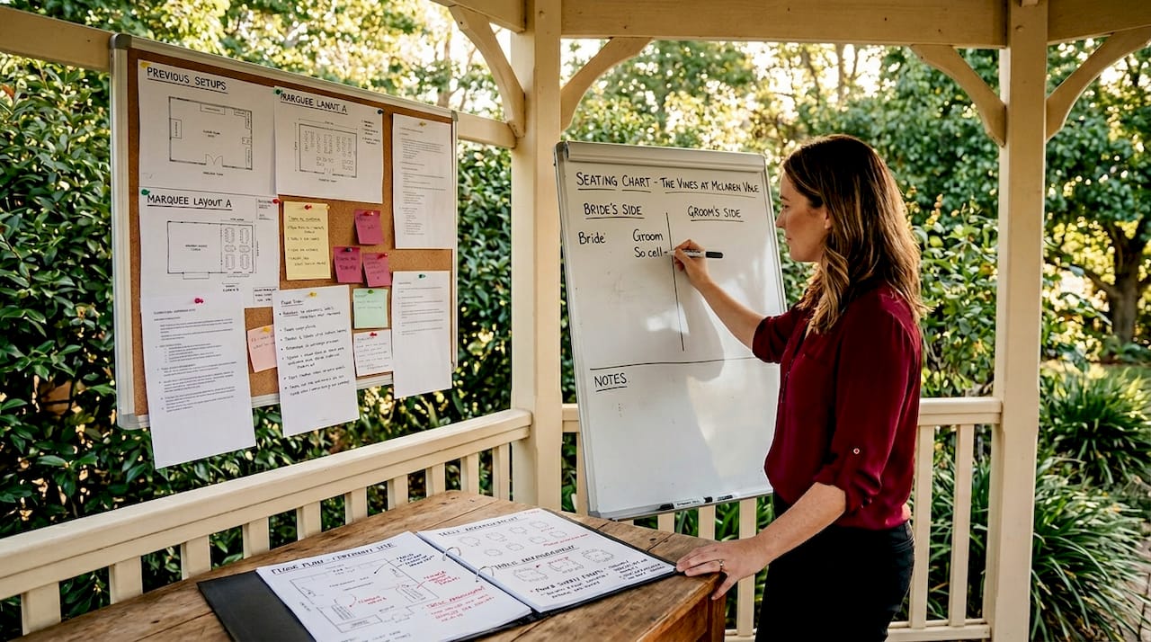 Venue listing process: an explainer for Adelaide couples 2 Coordinator revises venue seating capacity plans