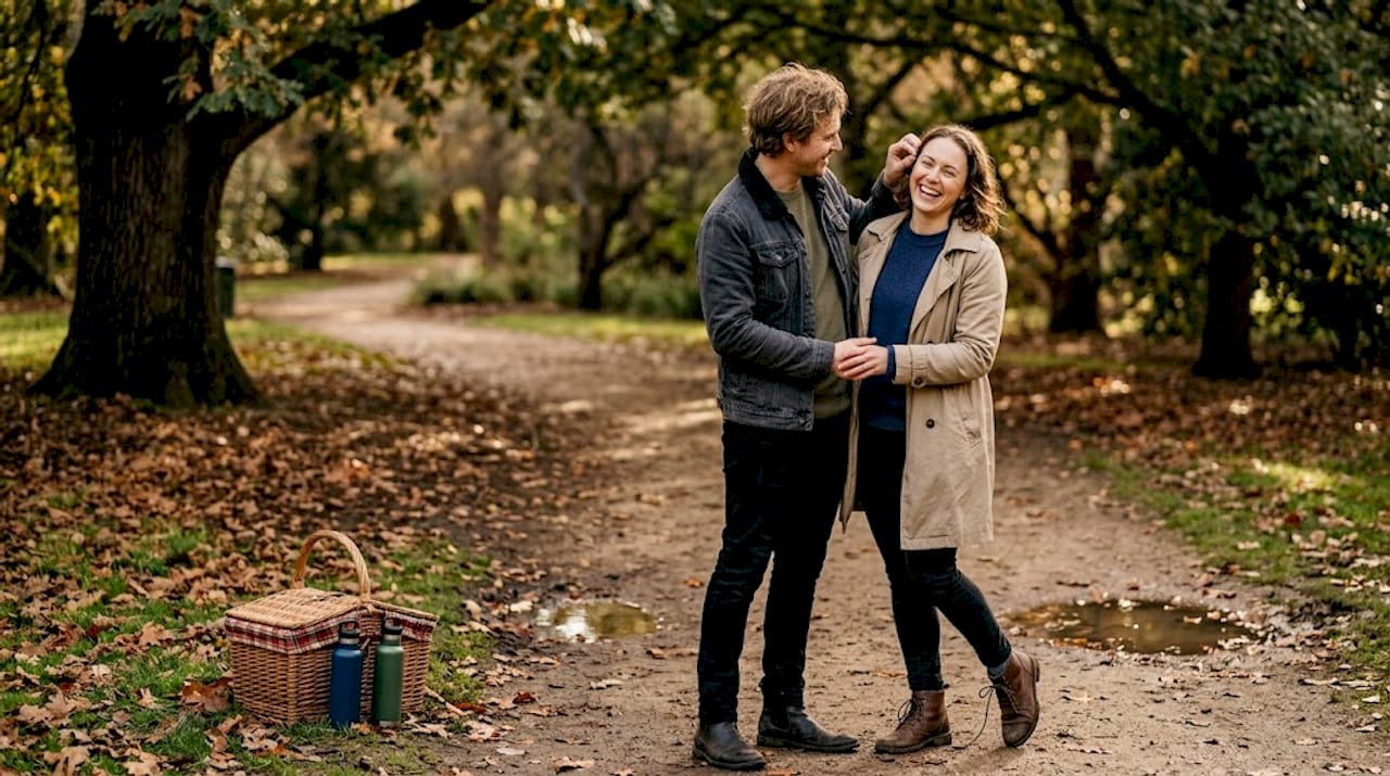 your proposal photoshoot guide: plan it perfectly 2 Couple sharing candid post-proposal moment