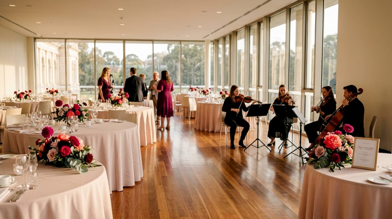 Why tour venues before booking your wedding 1 Wedding venue reception hall with natural light