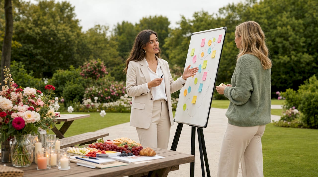 How to attract engaged couples: 2026 guide 2 Wedding venue team planning Adelaide marketing