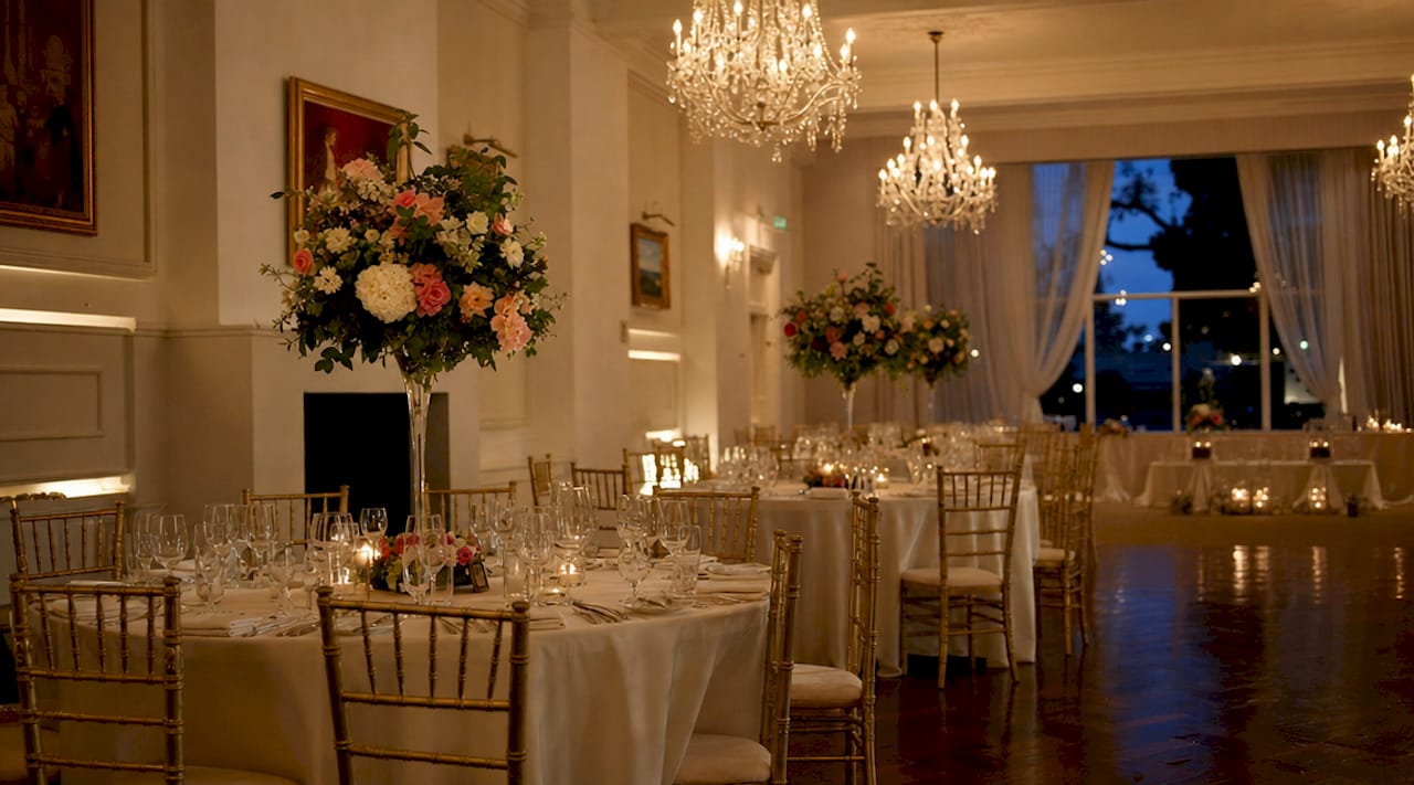 Central Adelaide venue picks for weddings in 2026 1 Elegant InterContinental Adelaide Ballroom setup for wedding
