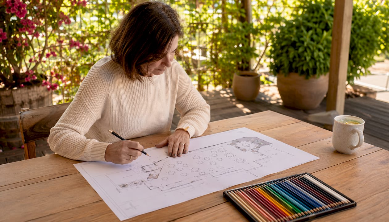 How venue capacity shapes your event space decision 2 Hands sketching event seating layout