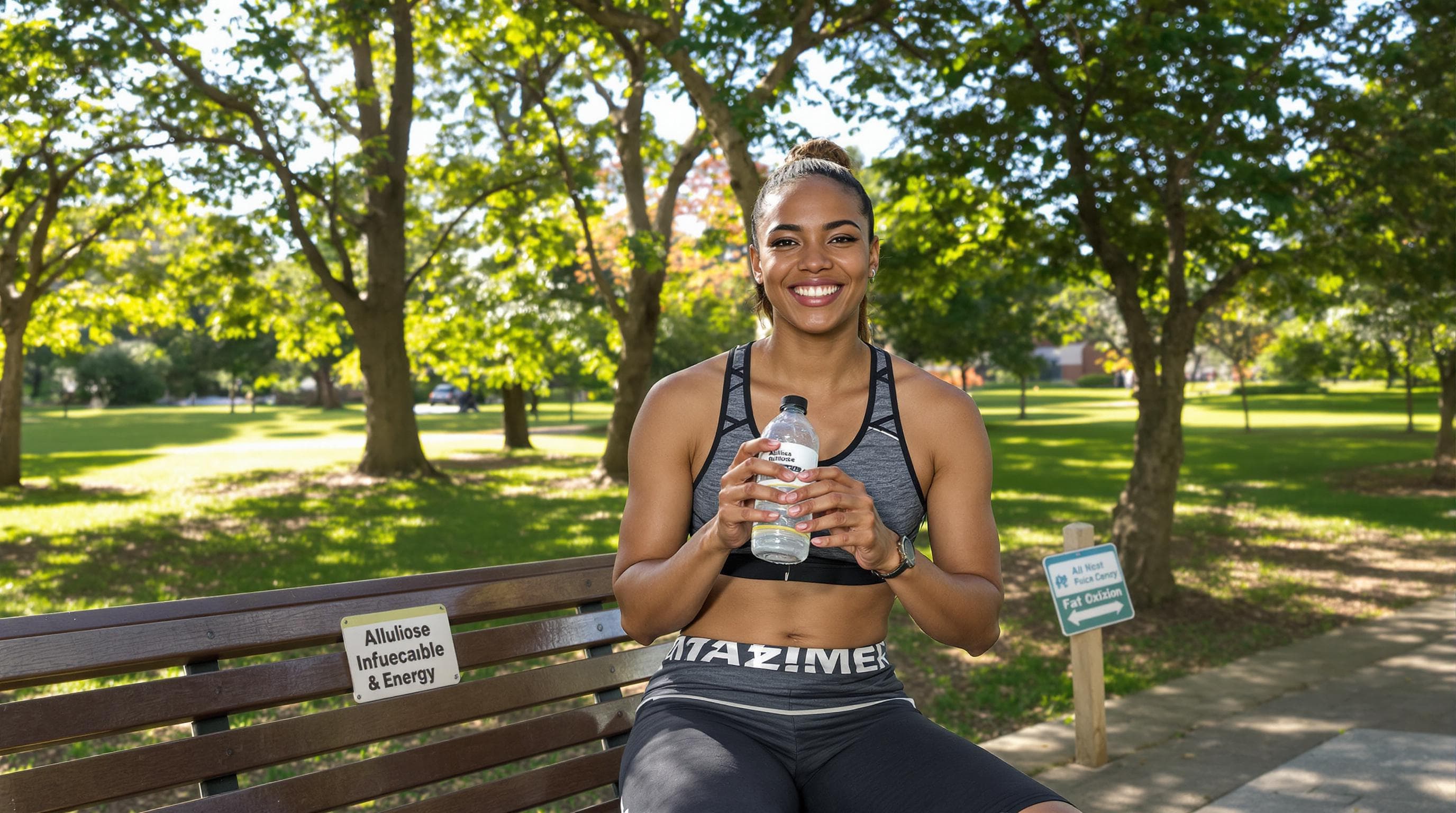 Active South African after exercise with allulose drink focusing on fat oxidation