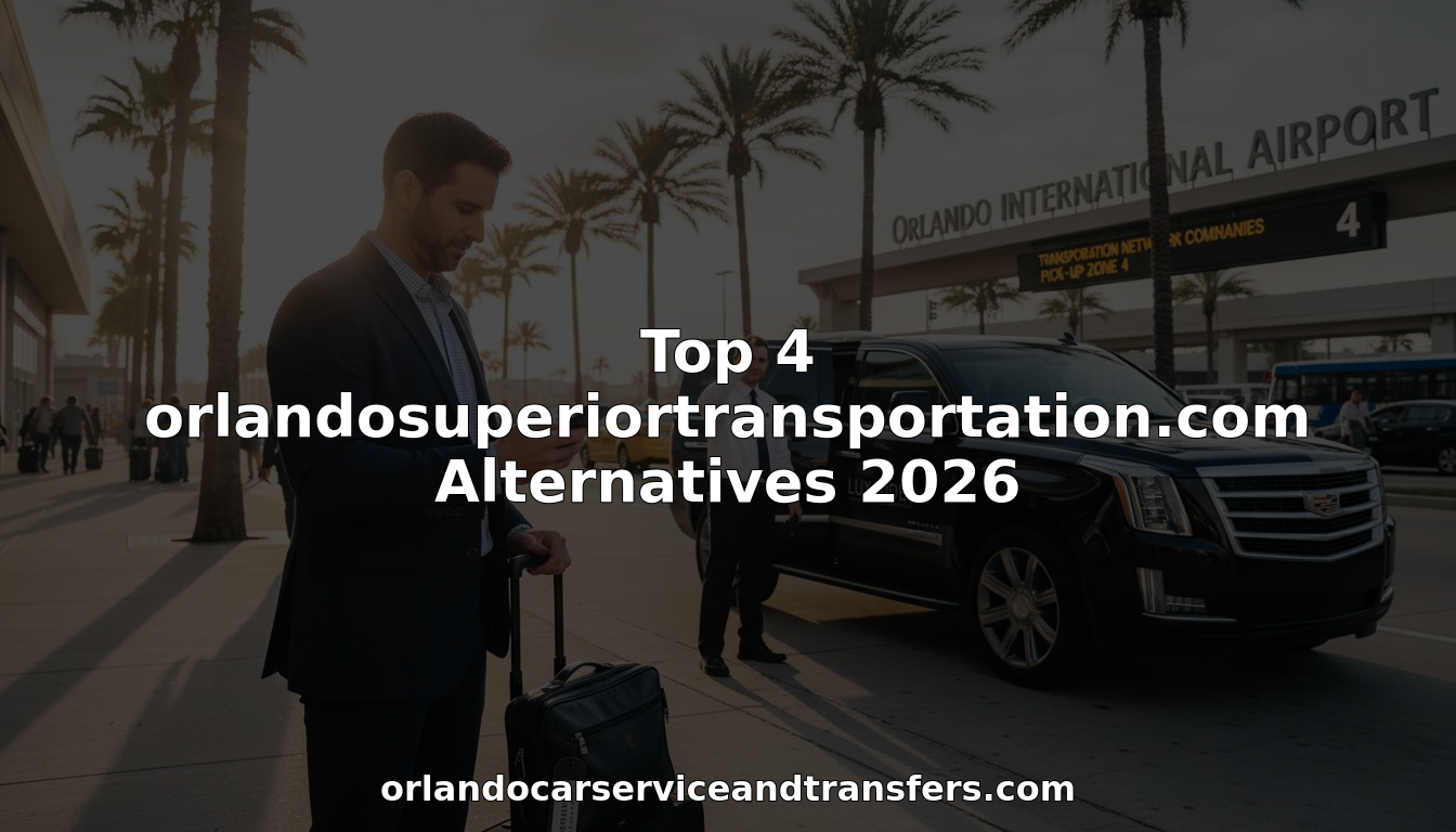 Business traveler waiting for Orlando airport car