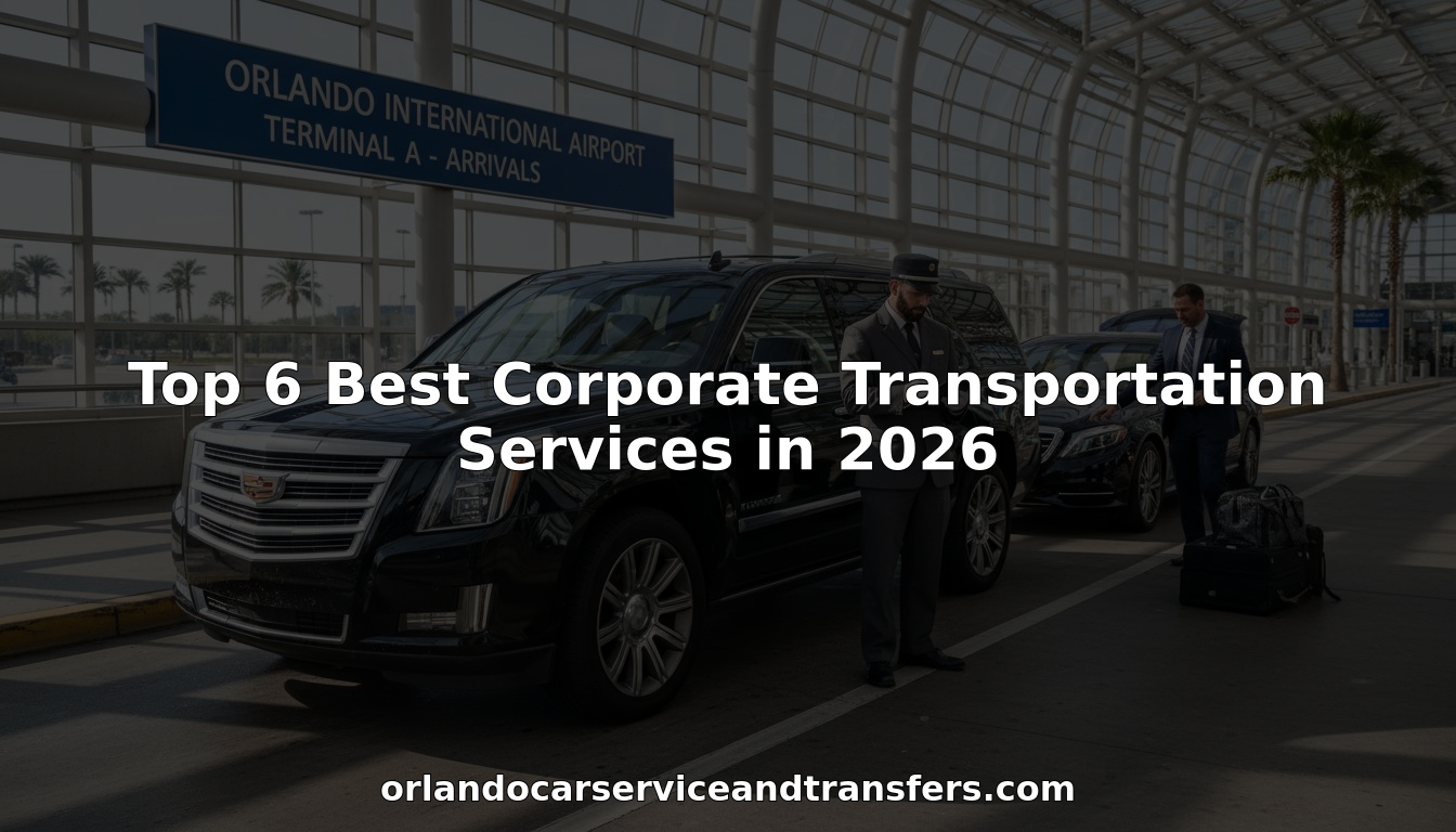 Chauffeur and corporate vehicles at airport curb