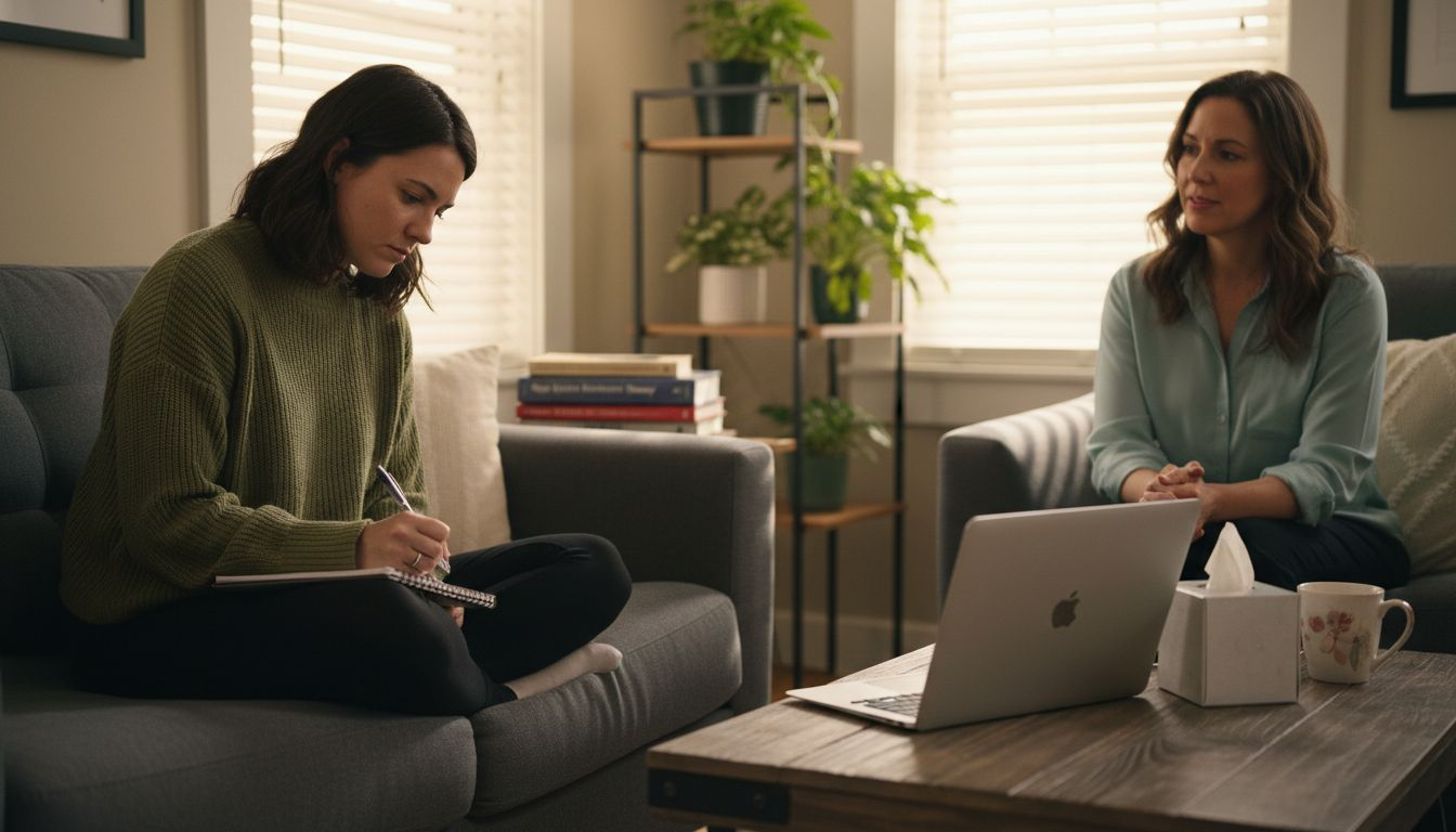 Therapy session for ADHD cognitive support