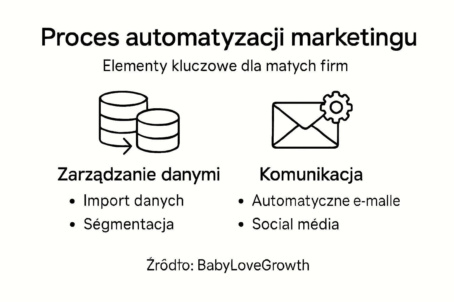 Infografika: jak przebiega automatyzacja działań marketingowych