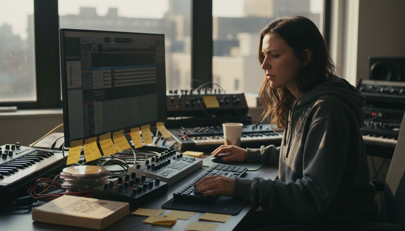 Producer using digital tools for genre fusion