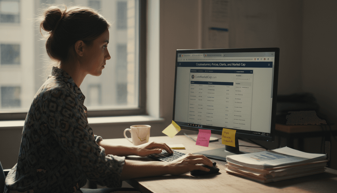 Analyst setting up crypto data sources