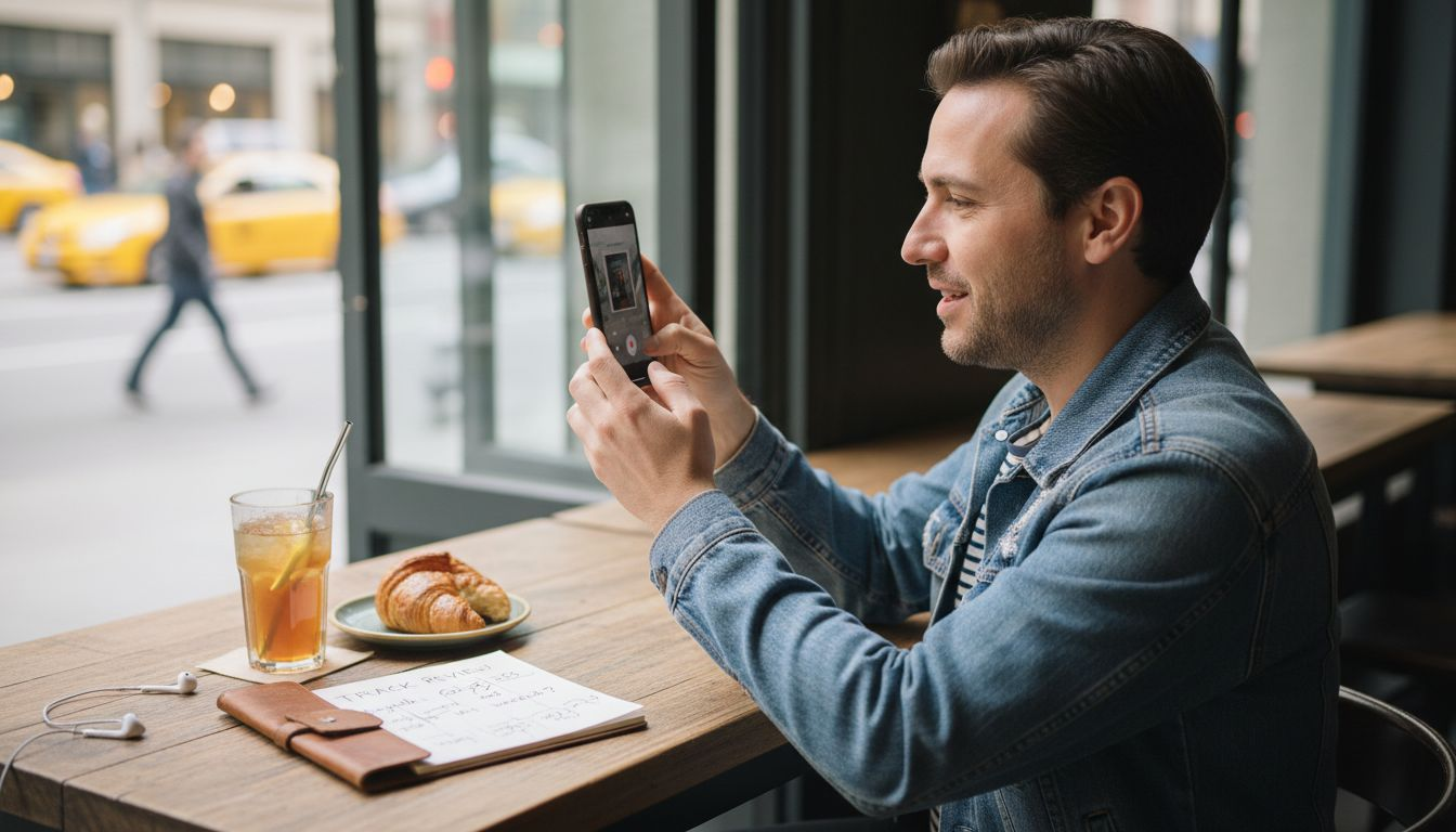 Influencer recording music collaboration review