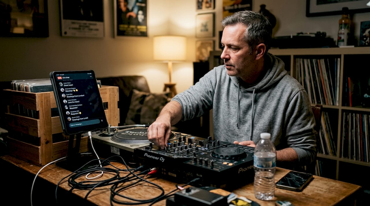 DJ live streaming exclusive music set