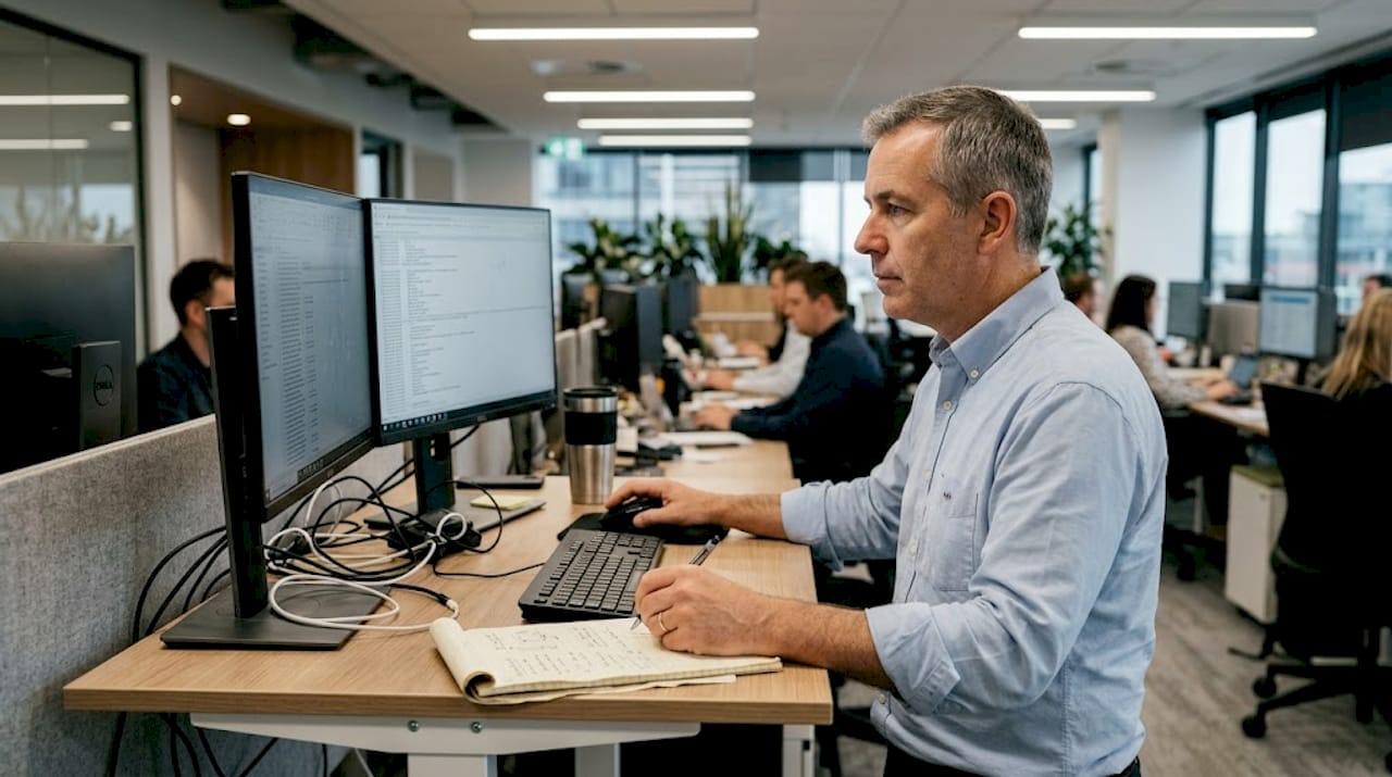 IT manager audits blockchain identity events