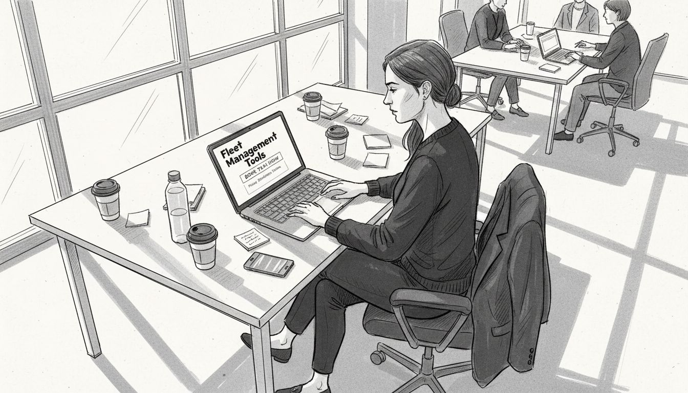 Employee booking taxi via office platform