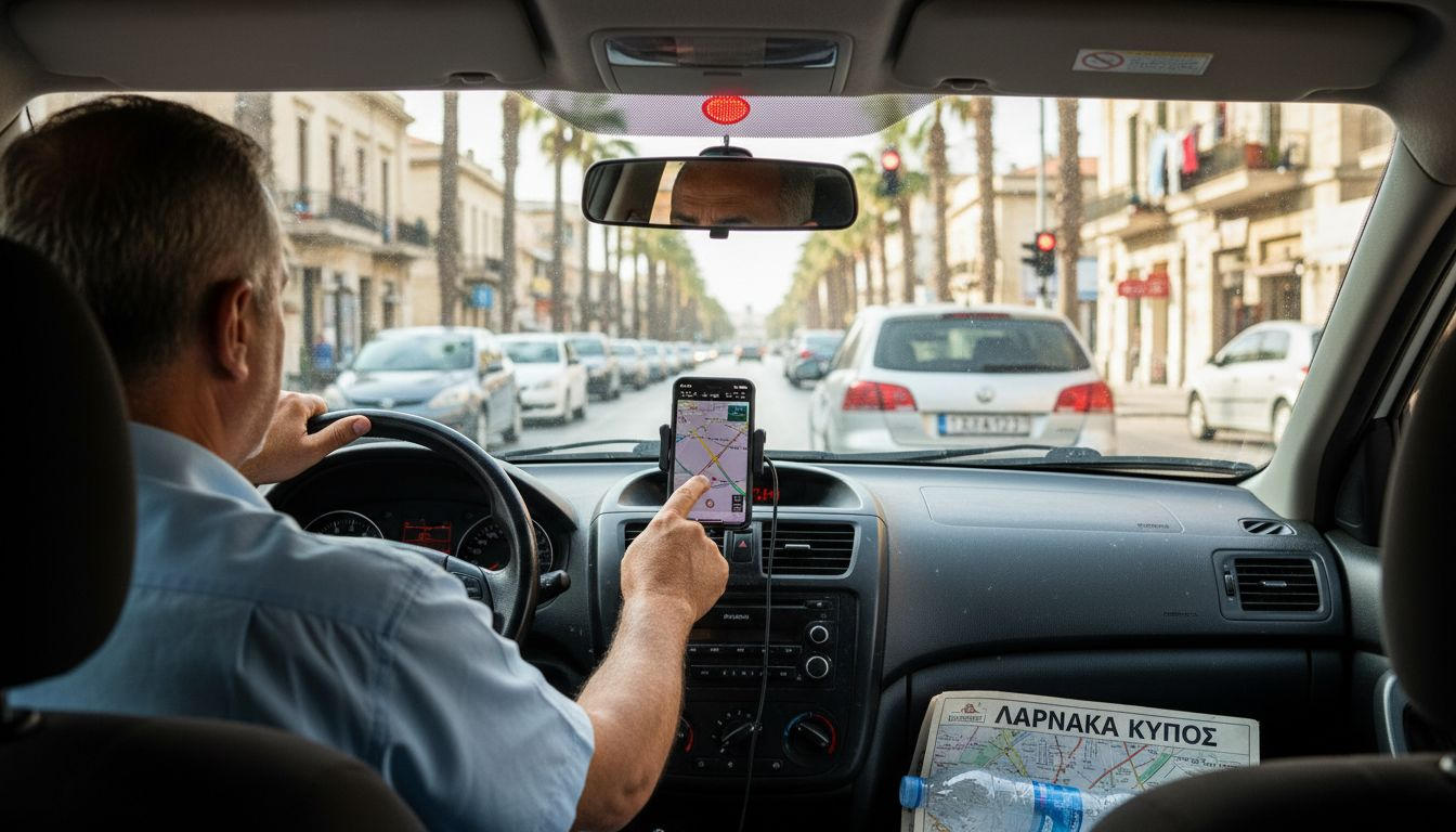 Η καθημερινότητα ενός οδηγού ταξί στο πολυσύχναστο κέντρο της Λάρνακας είναι γεμάτη ένταση και προκλήσεις, με τους δρόμους να σφύζουν από κίνηση και ανθρώπους κάθε ώρα της ημέρας.