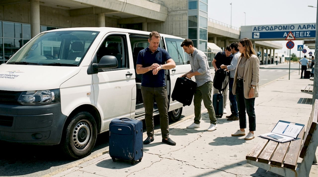 Εταιρική ομάδα αναλαμβάνει τη διοργάνωση μεταφοράς από το αεροδρόμιο Λάρνακας.