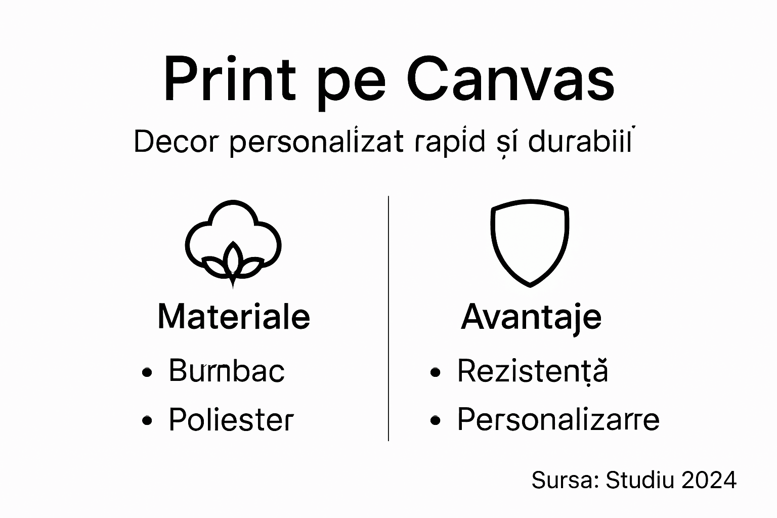 Infografic: De ce să alegi printul pe canvas – beneficii și motive pentru care merită