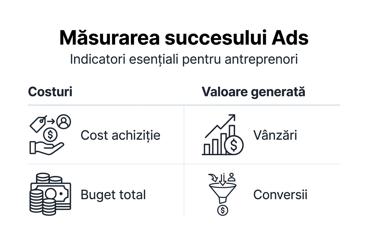 Infografic: Cum evaluăm eficiența campaniilor Google Ads