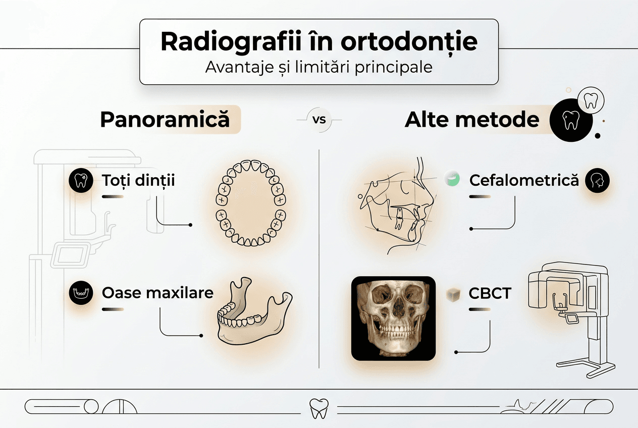 Infografic: Beneficiile radiografiilor ortodontice