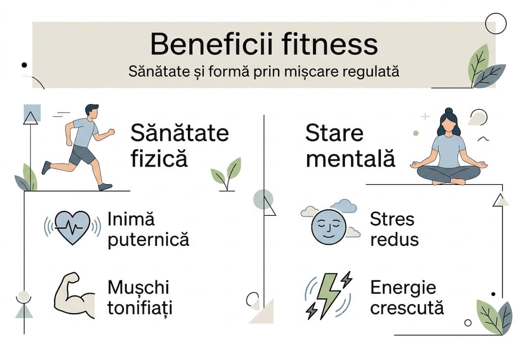 Infografic: Cum îți influențează sportul sănătatea fizică și echilibrul mental