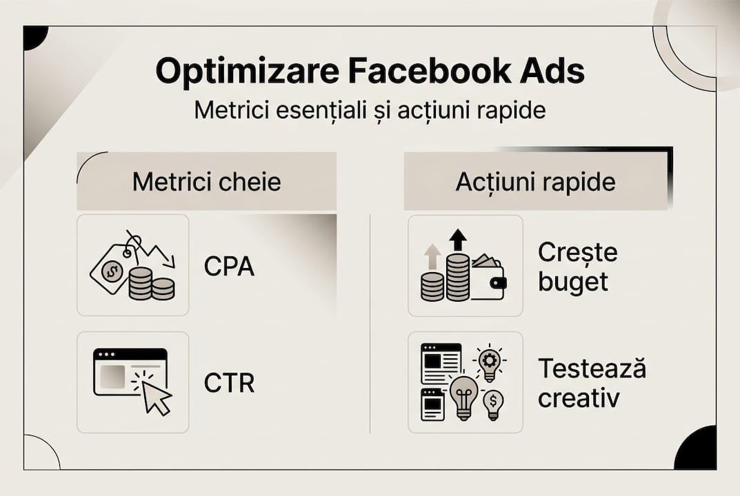 Infografic: Cum îmbunătățești performanța campaniilor tale Facebook Ads