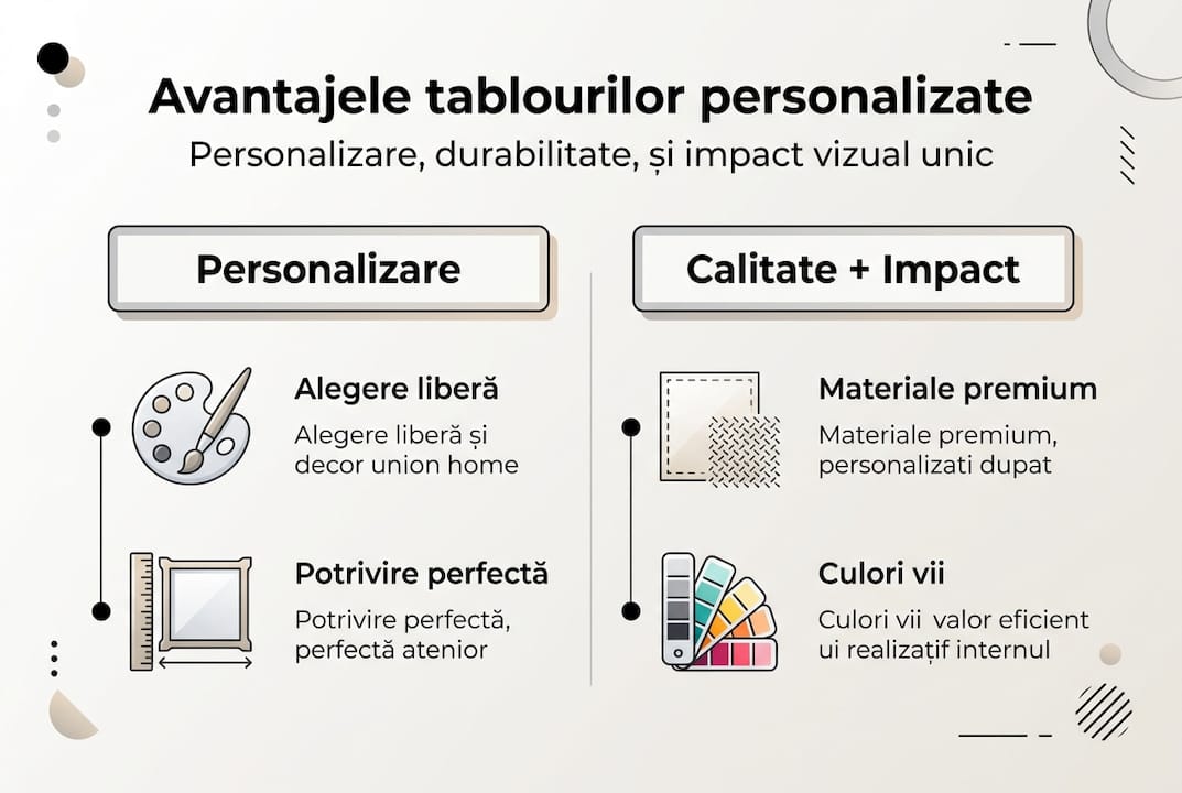 Infografic: De ce merită să alegi tablouri personalizate pentru decorarea casei