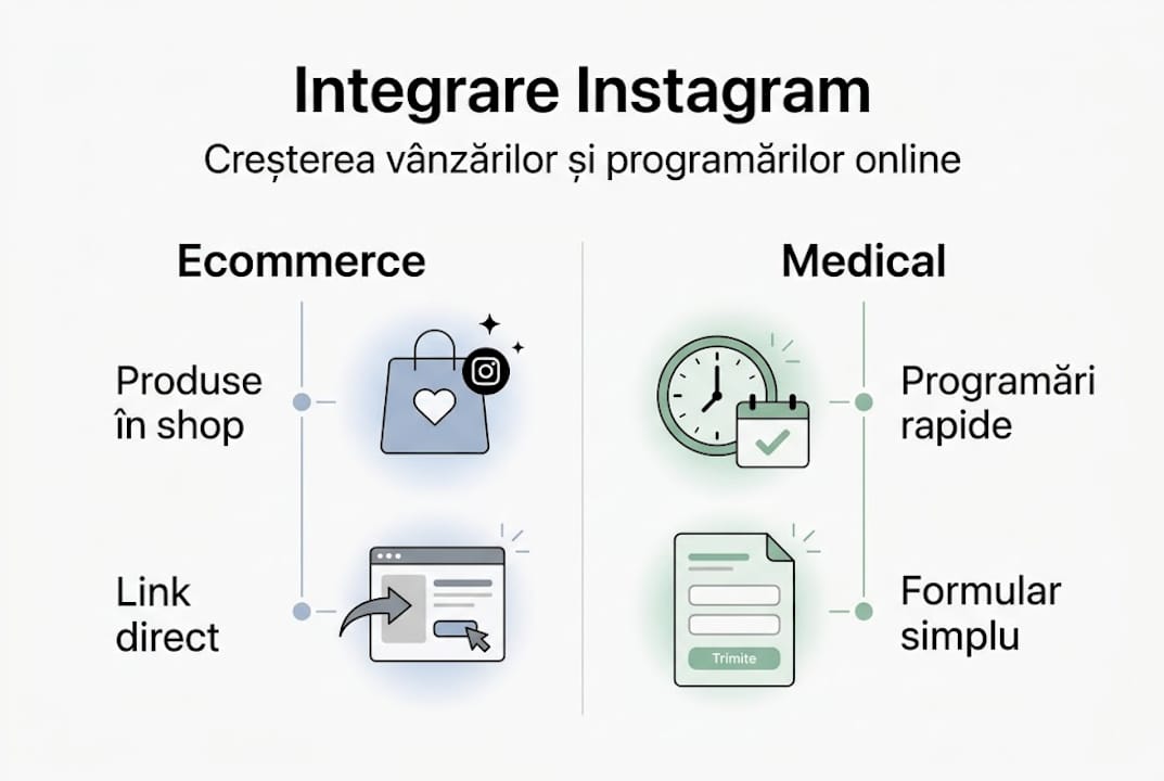 Infografic: Cum poți integra Instagram în afacerile din domeniul e-commerce și medical
