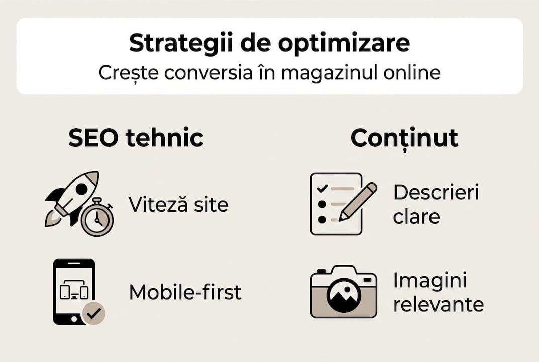 Infografic: Cum îți optimizezi magazinul online prin SEO și conținut de calitate
