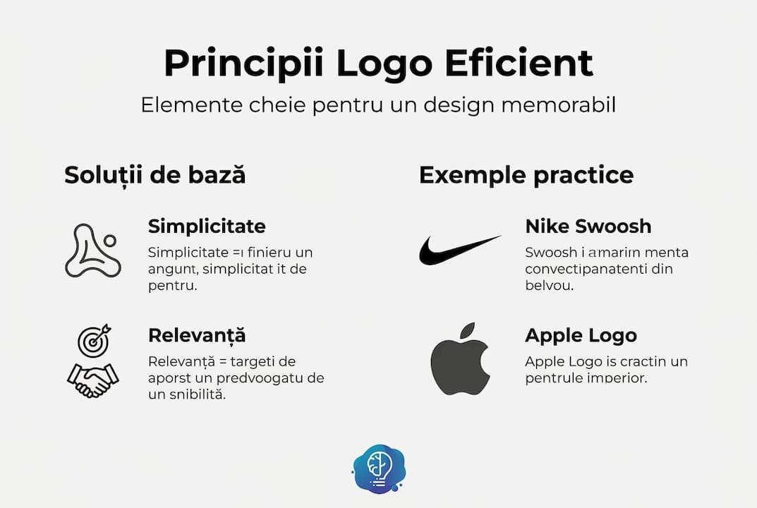 Infografic: reguli esențiale pentru un logo reușit și exemple relevante