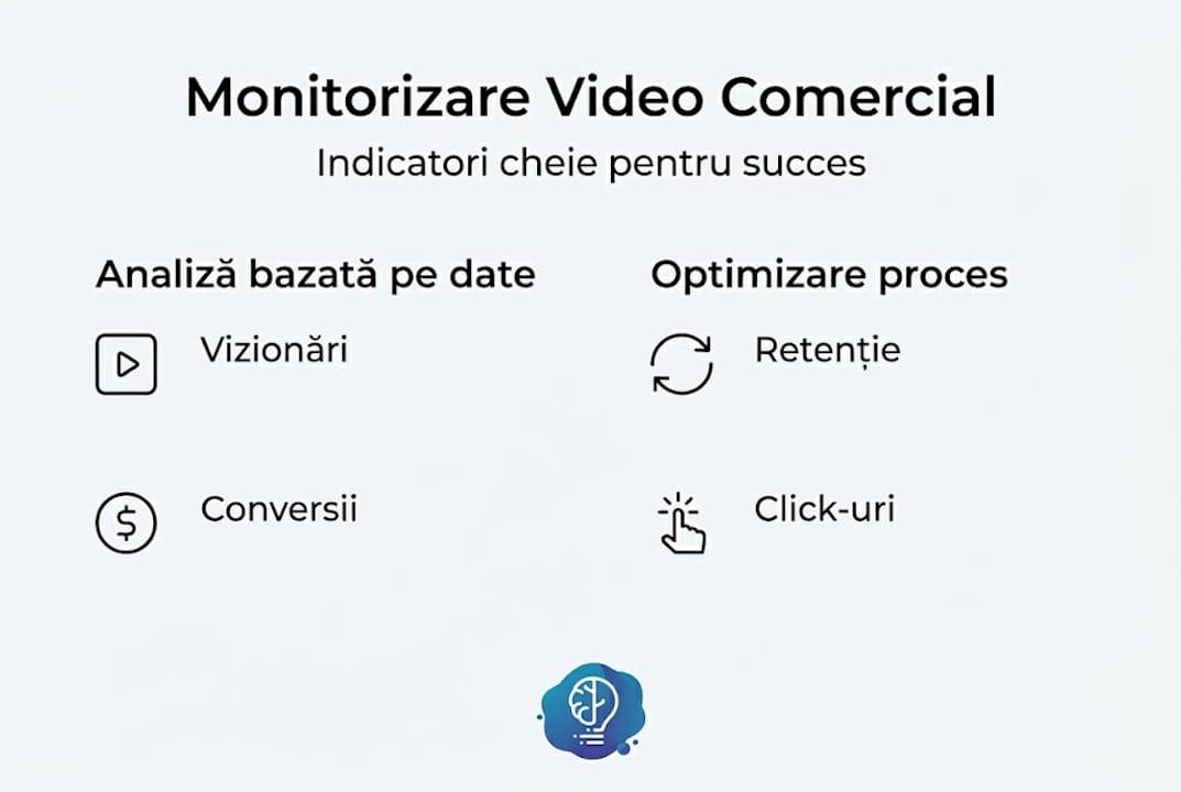Infografic: monitorizarea rezultatelor pentru campaniile video comerciale