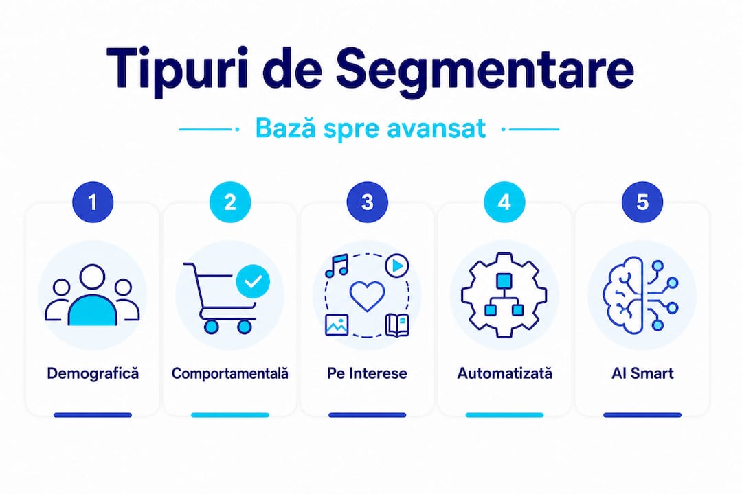 Infografic: cele mai importante metode de segmentare a listelor de email