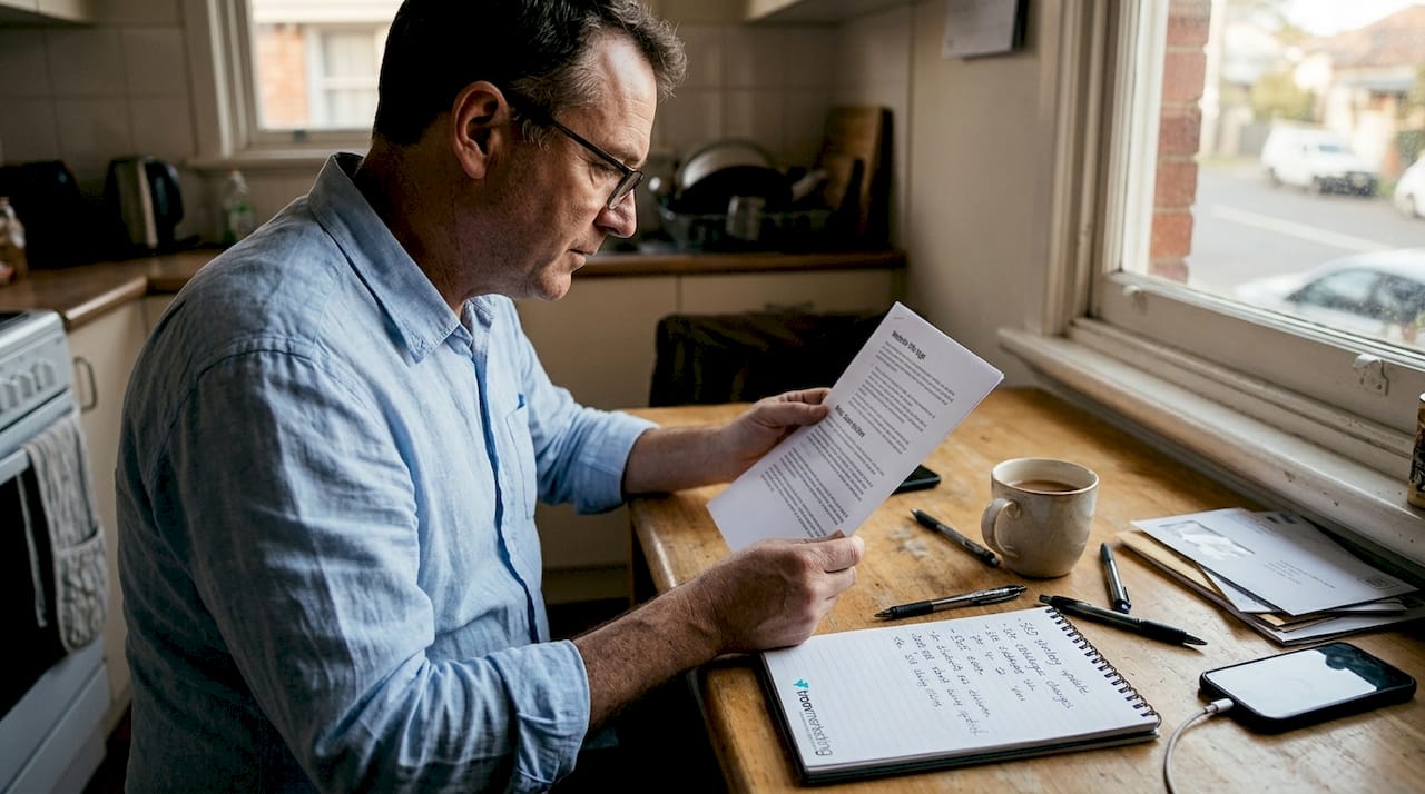 Business owner reviewing website title tags