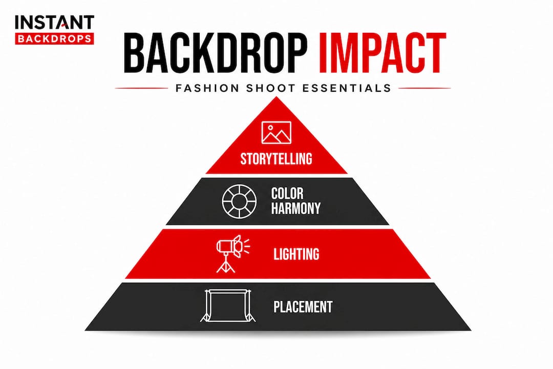 Infographic showing hierarchy of backdrop impact factors