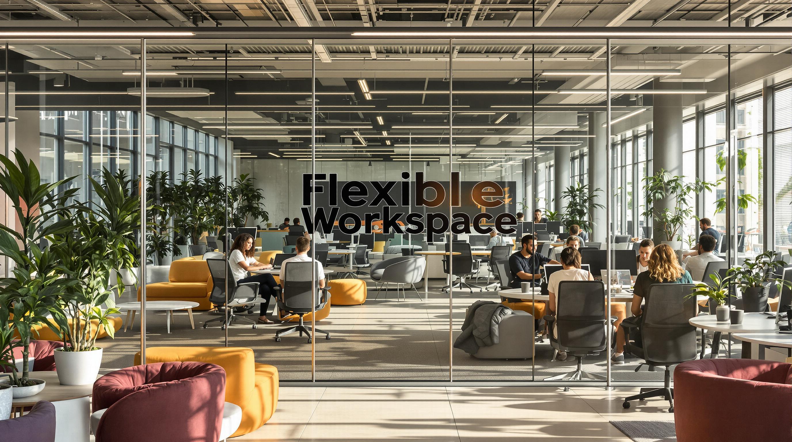 Modern South African office with ergonomic seating and collaborative workspace