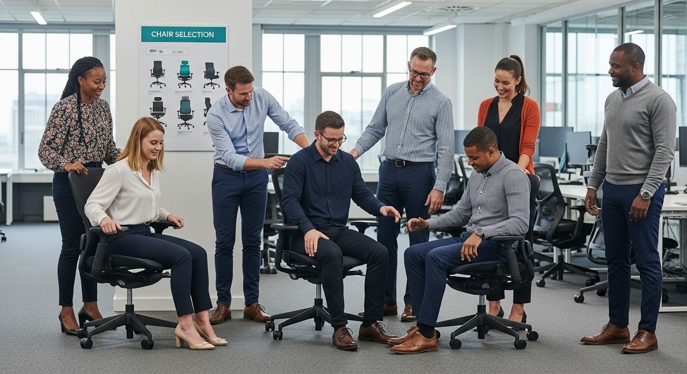 ergonomic chair selection office