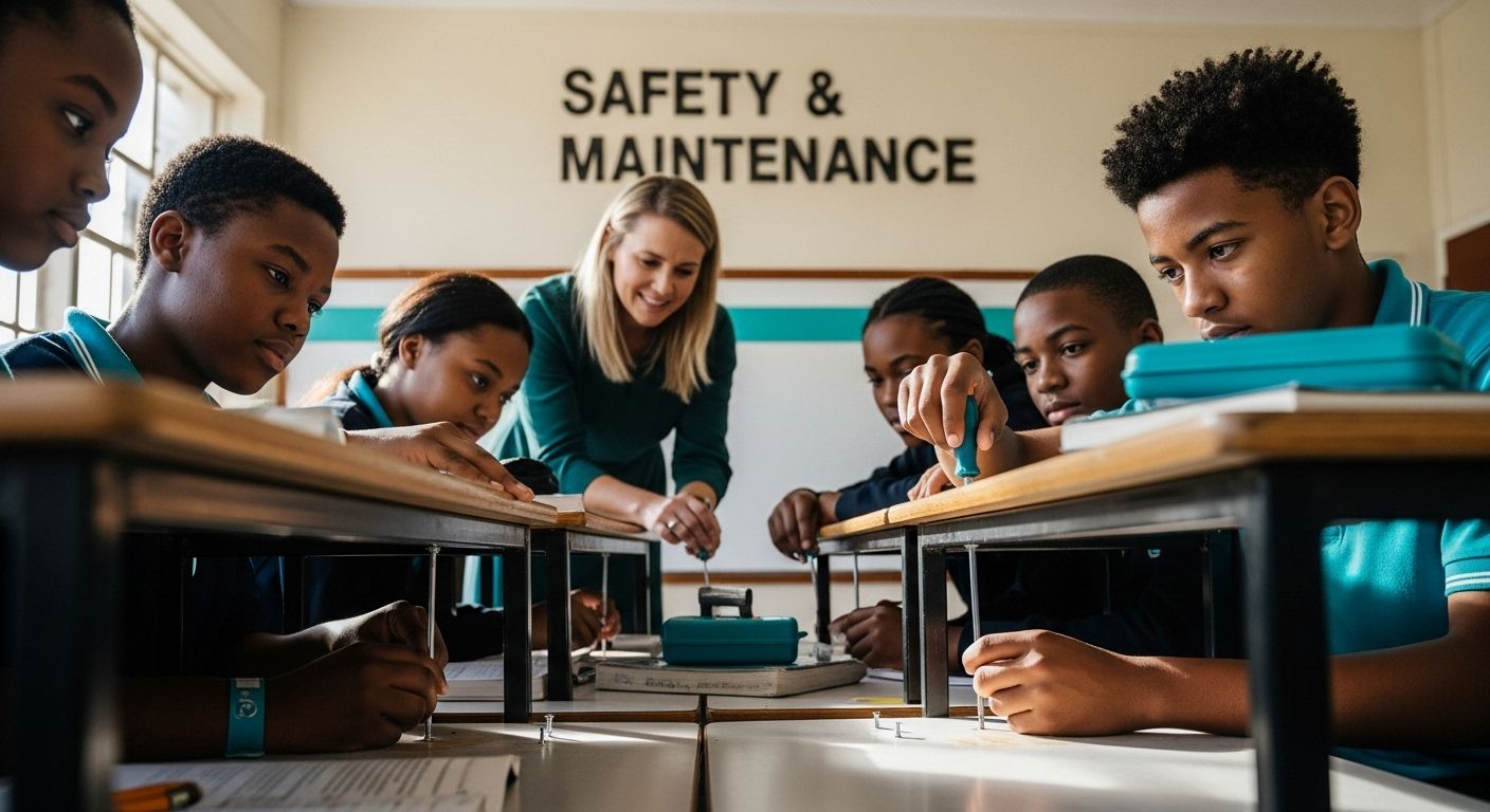 safety maintenance classroom desks