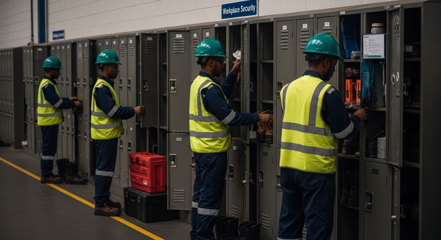 industrial steel lockers
