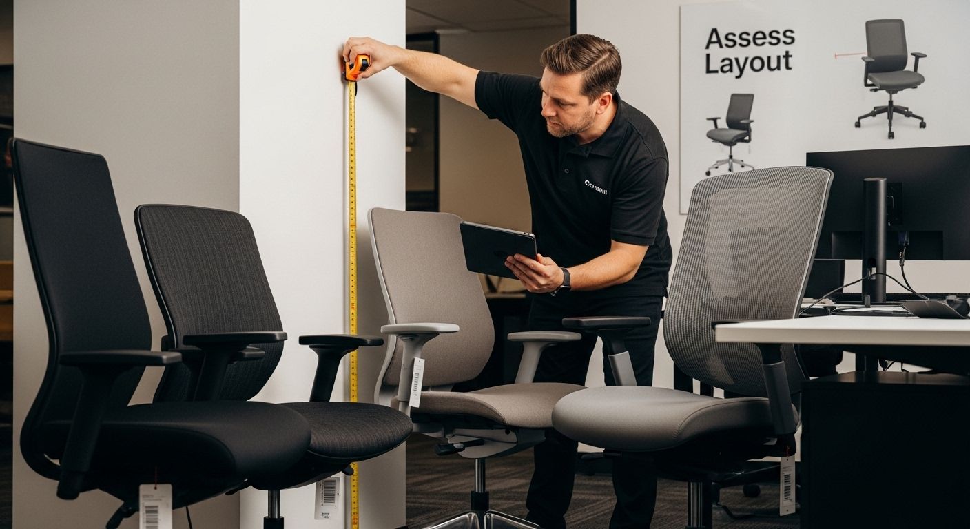 choose office seating measurement