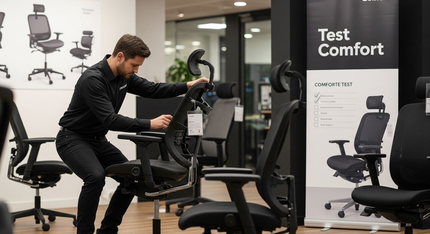 office chair comfort testing