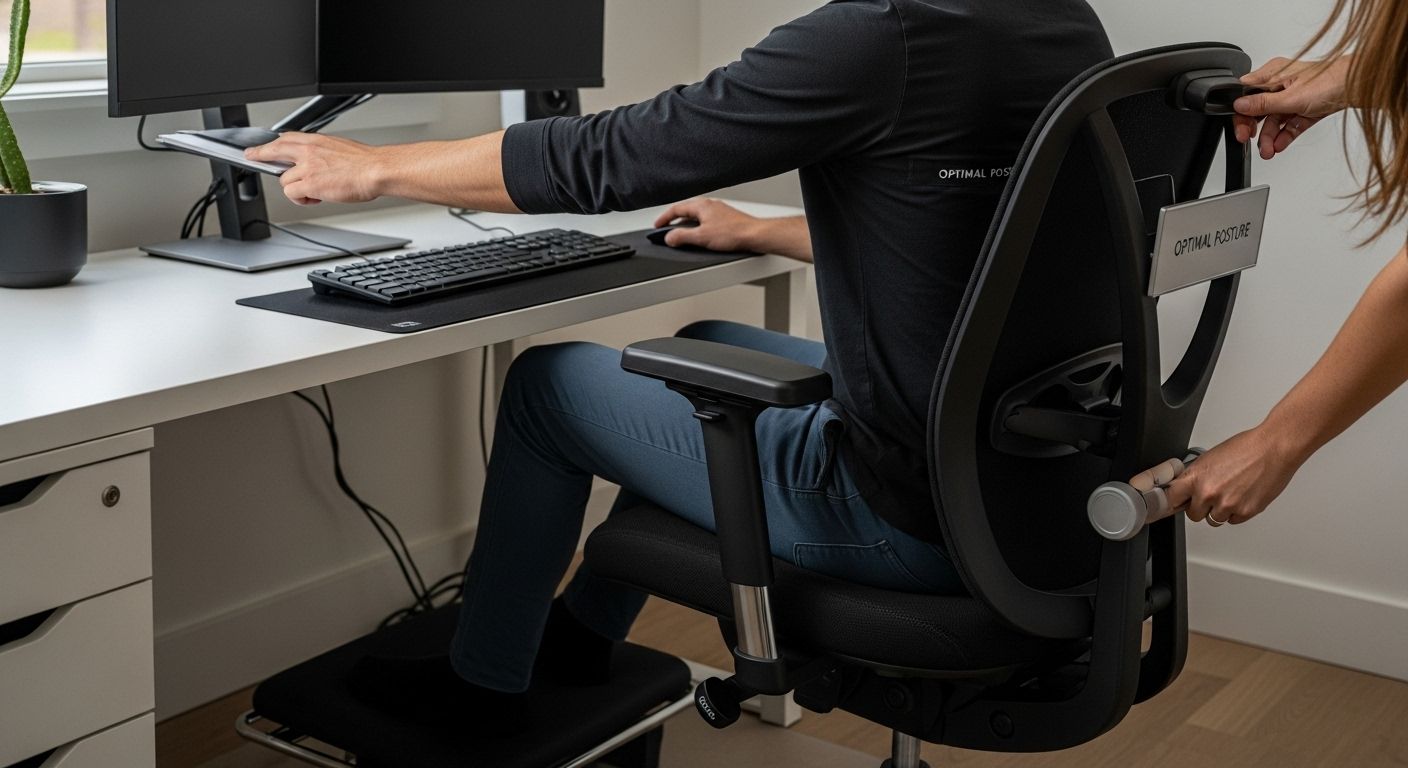 arrange workspace posture
