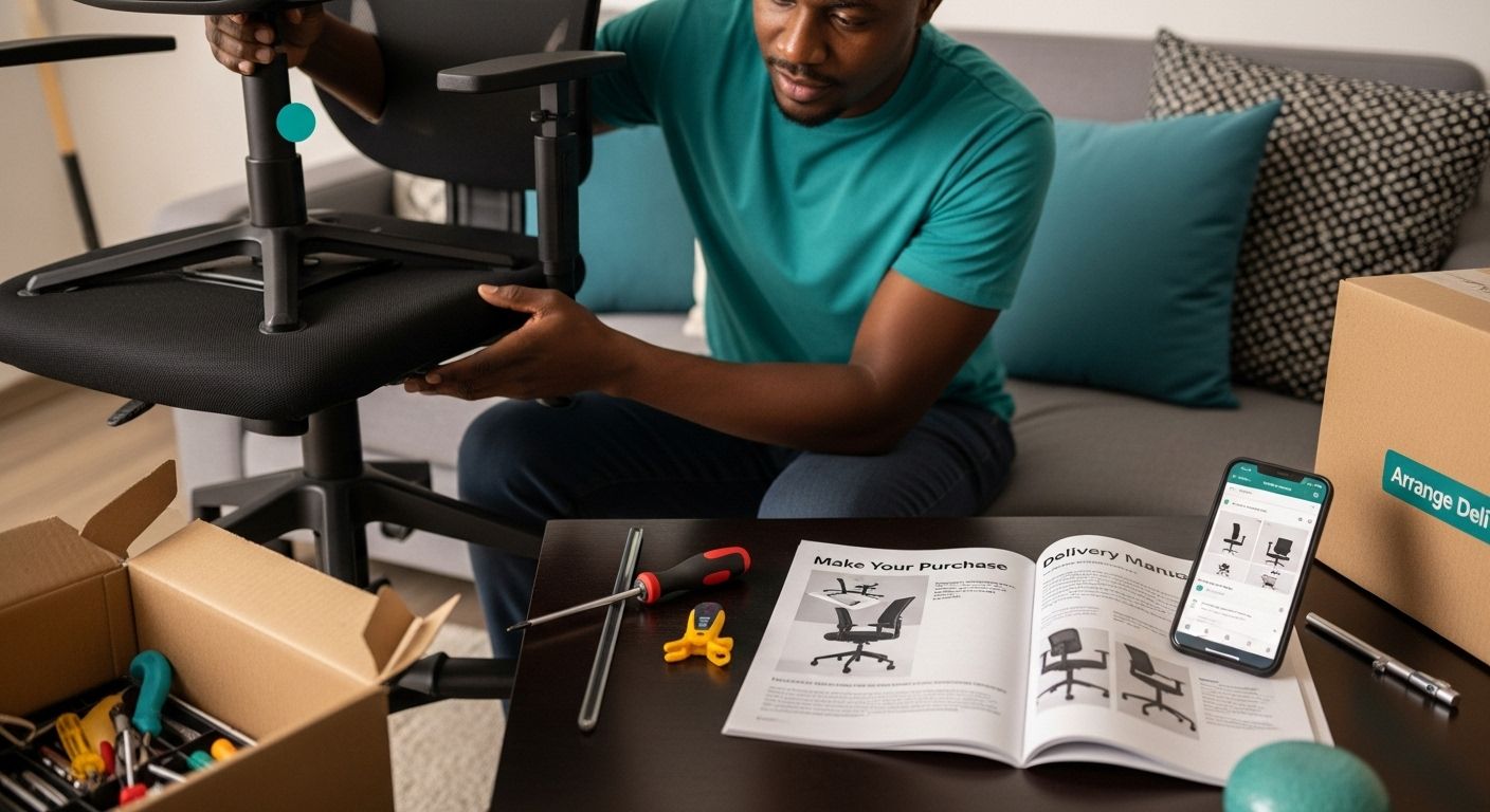 assemble office chair