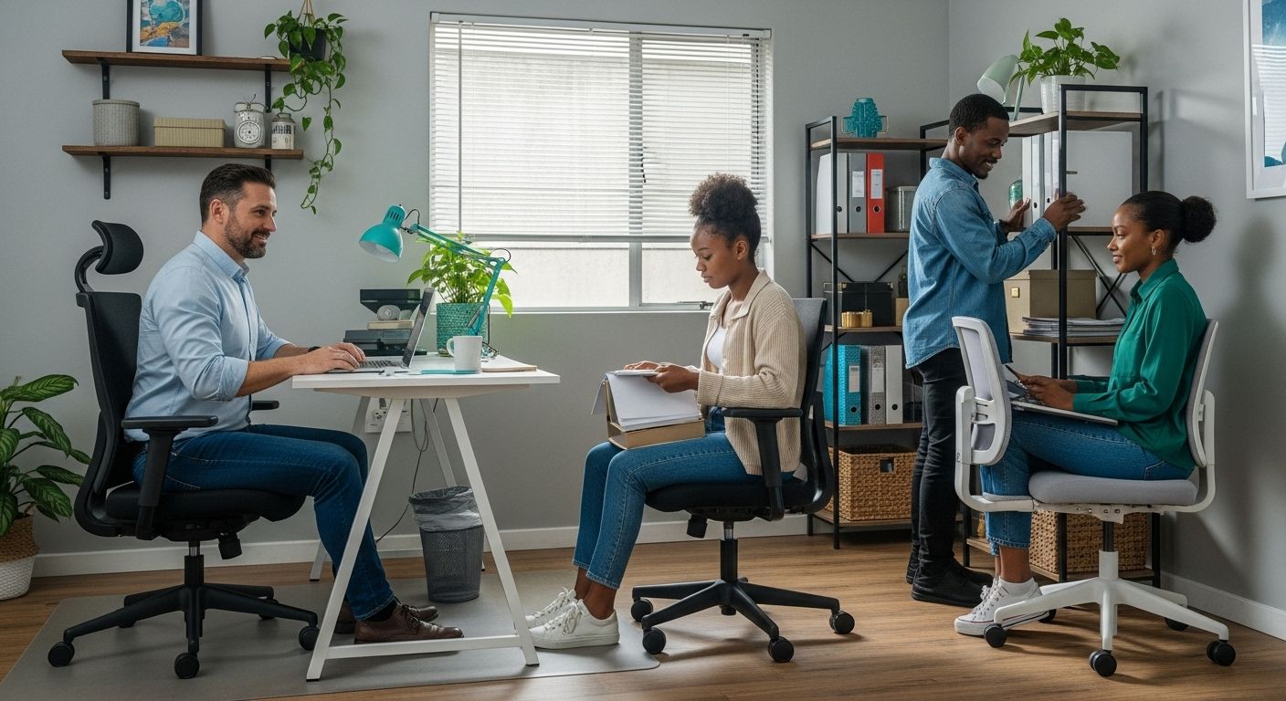 compact office chairs South Africa home office