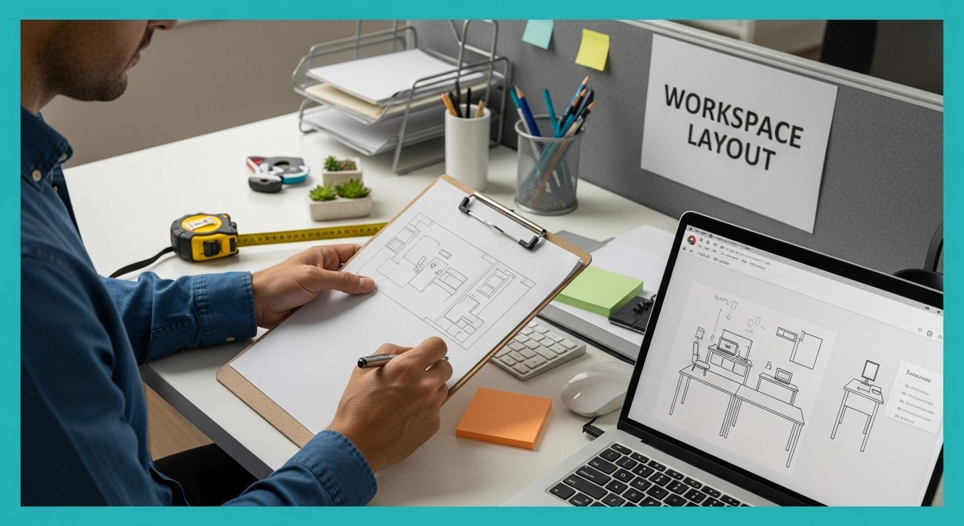 organize desk workspace assessment