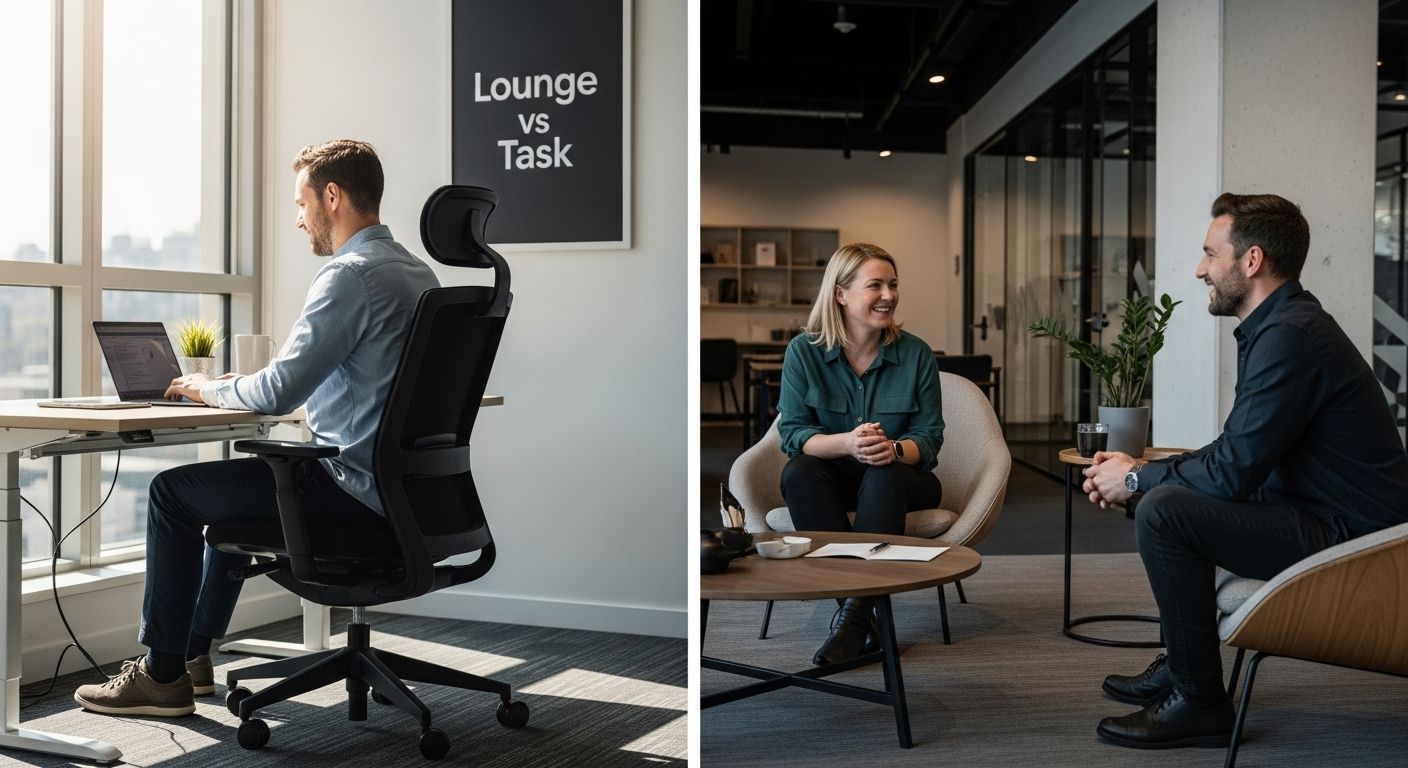 lounge task chair difference