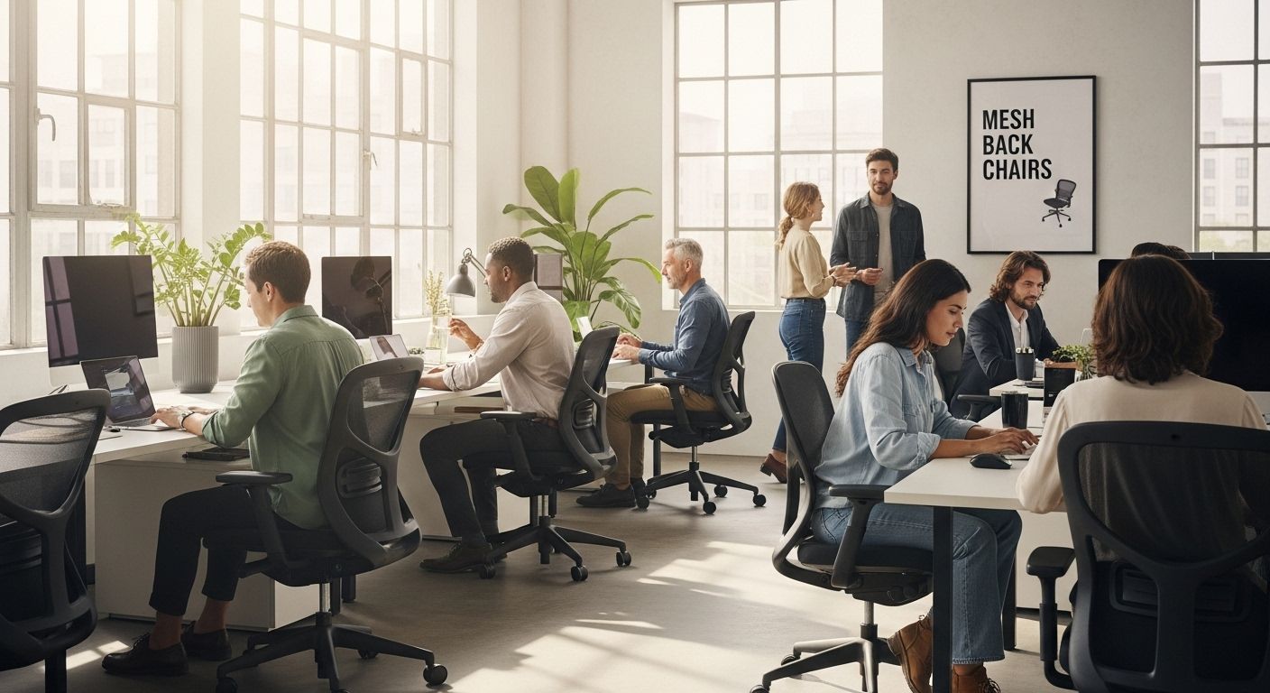 mesh office chair workplace