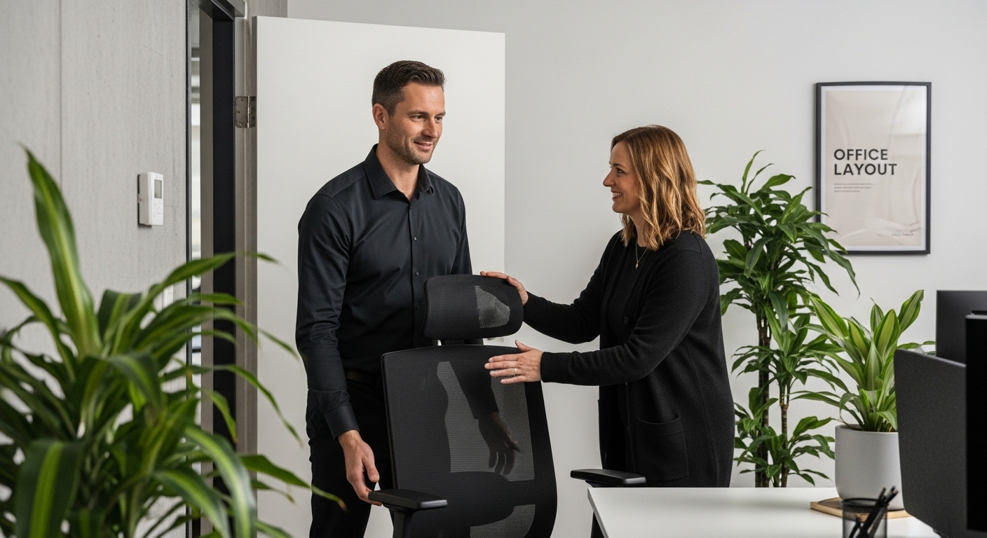 Feng Shui office desk positioning