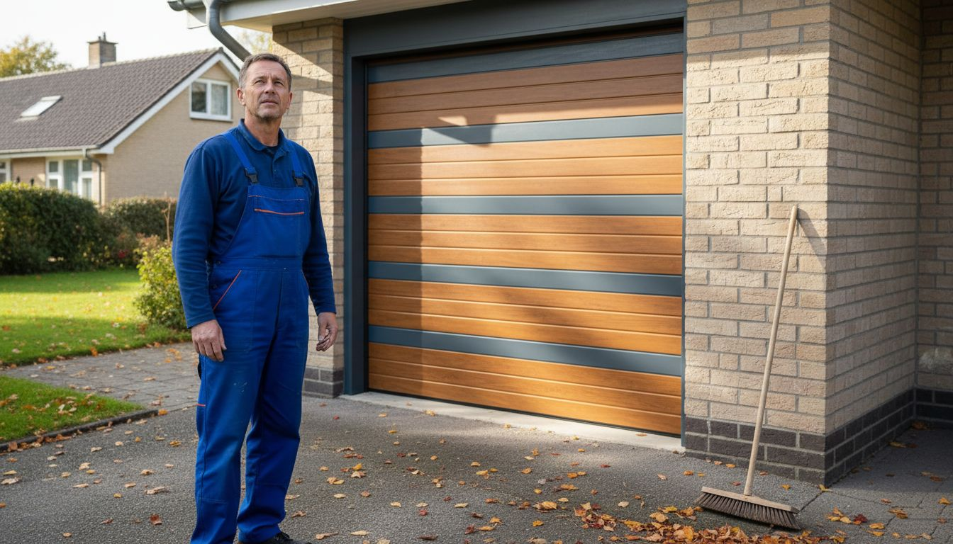 Portone da garage disponibile in diversi materiali, con assistenza tecnica specializzata.